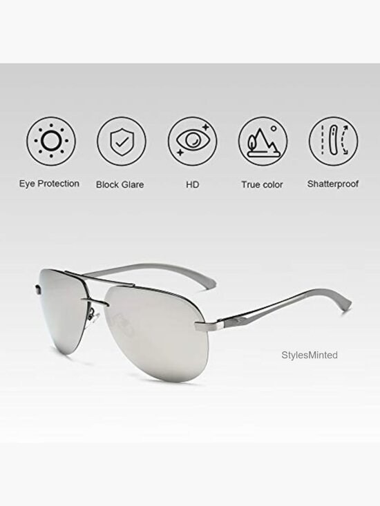 Polarized Aviator Sunglasses for Men Women Driving UV400 Protection main image 4